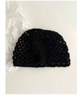 Handmade Midnight Mesh Beanie 🖤